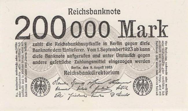 200000 Mark 1923